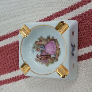 Limoges Porcelain Ashtray